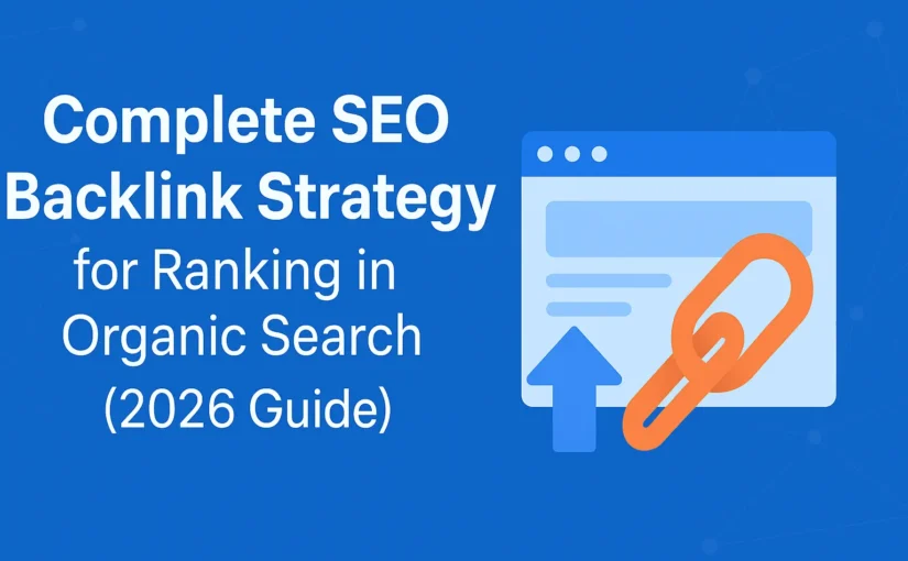 Complete SEO Backlink Strategy for Higher Organic Rankings