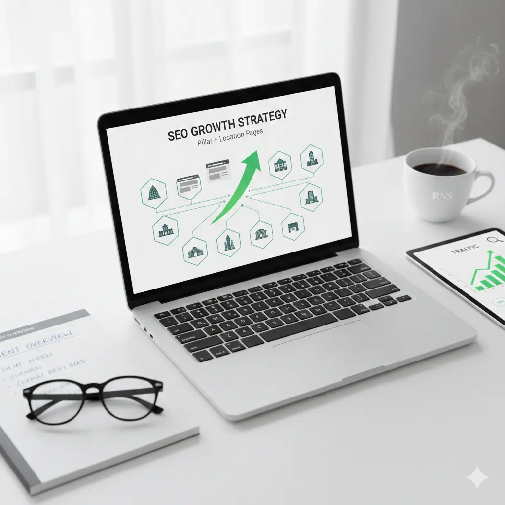 Pillar + City Pages SEO Model